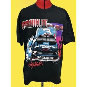 Dale Earnhardt Sr. Vintage 1996 Pushing It To The Limit Shirt Size XL
